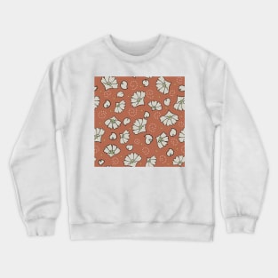 Kalamkari flowers - Indian Folk Art Crewneck Sweatshirt